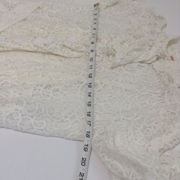 Free People White Dreams Of You Mini Dress New Size Small - Picture 5 of 6